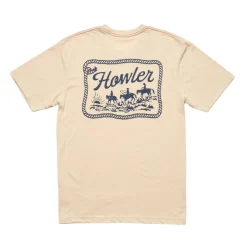 T-Shirts-Howler Brothers Howler Posse T-Shirt for Men Sand Heather