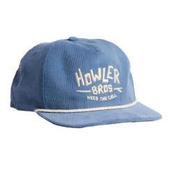 Head & Neckwear-Howler Brothers Howler Rider Snapback (SALE) Fine Blue