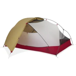 Tents-MSR Hubba Hubba 2-Person Backpacking Tent Red