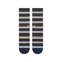 Socks-Stance Hudson Cotton Crew Socks for Men Navy