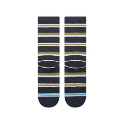 Socks-Stance Hudson Cotton Crew Socks for Men Navy
