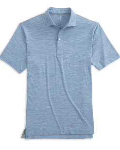 Shirts-Johnnie-O Huronn Heathered Polo for Men (FINAL SALE) Monsoon
