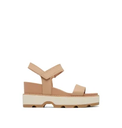 Shoes-Sorel Joanie IV Y Strap Wedge Sandal for Women (SALE) Honest Beige/Bleached Ceramic