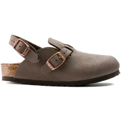 Shoes-Birkenstock Kay Kids Birkibuc Clogs for Kids Mocha