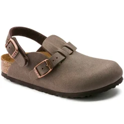 Shoes-Birkenstock Kay Kids Birkibuc Clogs for Kids Mocha