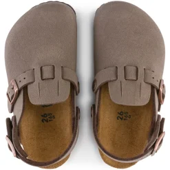 Shoes-Birkenstock Kay Kids Birkibuc Clogs for Kids Mocha