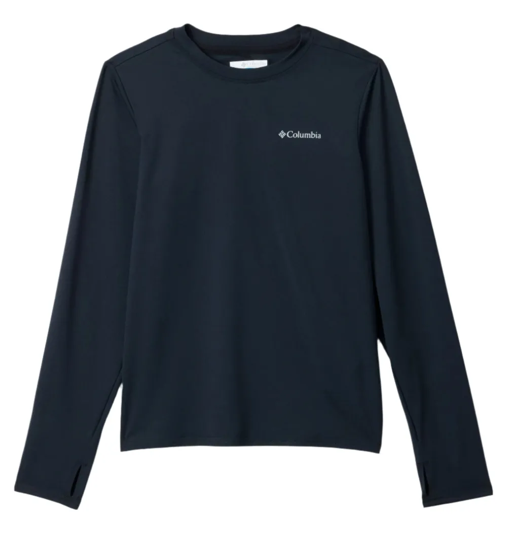 Tops-Columbia Kids' Chill River Long Sleeve Shirt Black