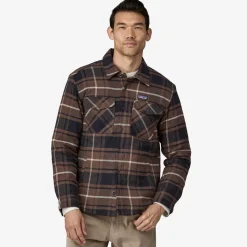 Shirts-Patagonia Lightweight Insulated Fjord Flannel Shirt for Men (SALE)