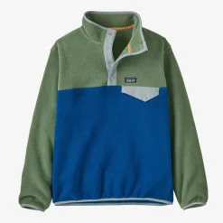 Fleece-Patagonia Lightweight Synchilla Snap-T Fleece Pullover for Kids (SALE)