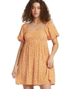 Dresses & Rompers-Billabong Lil Dreamer Dress for Women (SALE) Light Sorbet