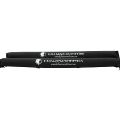 Car Racks & Pads-Half-Moon Outfitters Logo Regular Split Bottom Rack Pads Black
