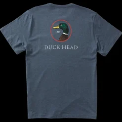 T-Shirts|Shirts-Duck Head Logo Short Sleeve T-Shirt for Men