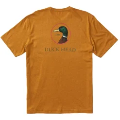 T-Shirts|Shirts-Duck Head Logo Short Sleeve T-Shirt for Men