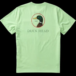 T-Shirts|Shirts-Duck Head Logo Short Sleeve T-Shirt for Men