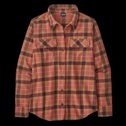 Shirts-Patagonia Long Sleeved Organic Cotton Midweight Fjord Flannel Shirt for Women (SALE)