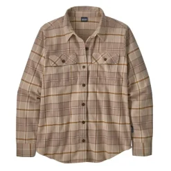 Shirts-Patagonia Long Sleeved Organic Cotton Midweight Fjord Flannel Shirt for Women (SALE)