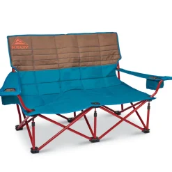 Camp Furniture-Kelty Low Loveseat Deep Lake