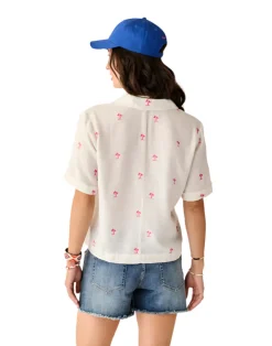 Shirts-Carve Designs Luca Linen Shirt for Women (SALE)