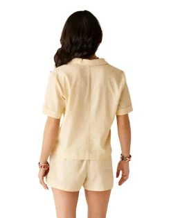 Shirts-Carve Designs Luca Linen Shirt for Women (SALE)