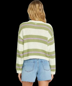 Sweaters & Hoodies|Shirts-Billabong Make it Waves Sweater for Women Avocado
