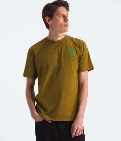 T-Shirts|Shirts-The North Face Men's Short-Sleeve Crown Shyness Tee Moss Green