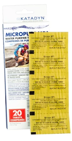 Treatment-Katadyn Micropur M1 Water Purification Tablets