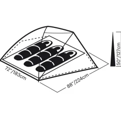 Tents-Eureka! MIDORI 3 PERSON TENT