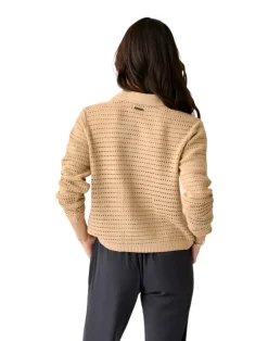 Sweaters & Hoodies-Carve Designs Morgan Polo Sweater for Women