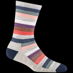 Socks-Darn Tough Mystic Stripe Crew Lightweight Lifestyle Socks for Women
