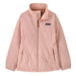 Rain & Snow Wear|Insulation-Patagonia Nano Puff Diamond Quilt Jacket for Kids (SALE) Mallow Pink