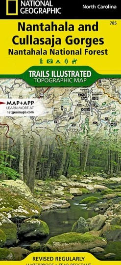 Literature-Trails Illustrated Nantahala & Cullasaja Gorges Map None