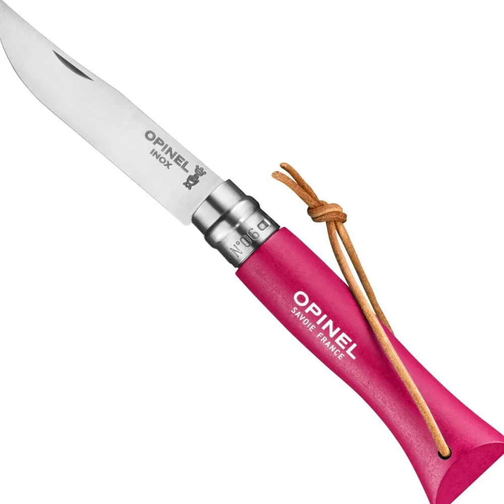 Health & Safety-Opinel No.06 Stainless Steel Colorama Folding Knife