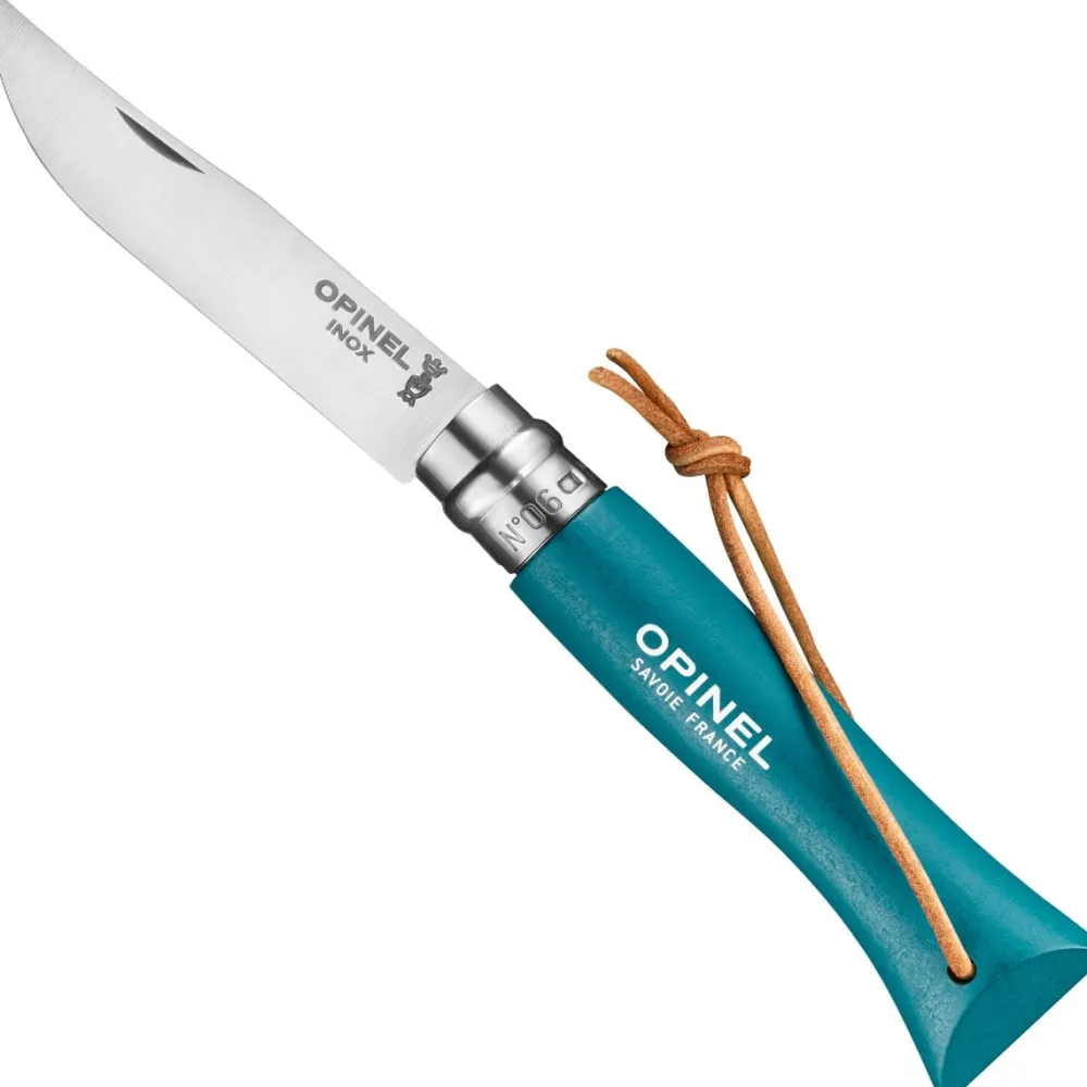 Health & Safety-Opinel No.06 Stainless Steel Colorama Folding Knife