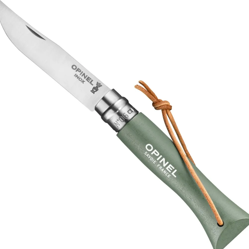 Health & Safety-Opinel No.06 Stainless Steel Colorama Folding Knife