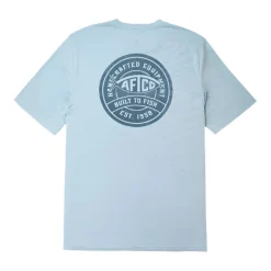 T-Shirts-AFTCO Ocean Bound SS Performance Shirt for Men Dusk Heather