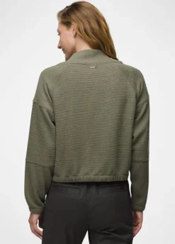 Sweaters & Hoodies|Shirts-Prana Olivia Long Sleeve for Women SALE) Rye Green