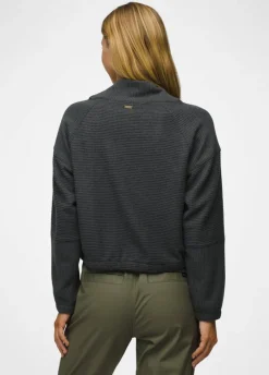 Sweaters & Hoodies|Shirts-Prana Olivia Long Sleeve for Women (SALE) Charcoal