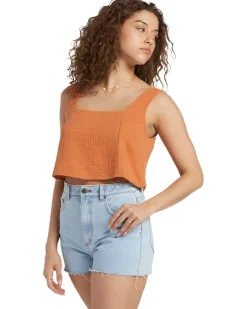 Tank Tops-Billabong Open Skies Top Woven Shirt for Women (SALE)