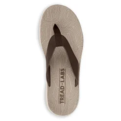 Sandals-Tread Labs Orleans Leather Sandal for Men Havana