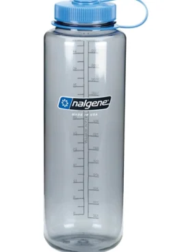 Bottles & Mugs-Liberty Mountain 48oz Wide Mouth Nalgene Bottle Gray/Blue