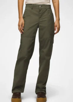 Pants-Prana Palisades Ripstop Utility Pants for Women Rye Green