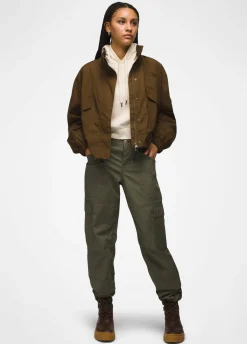 Pants-Prana Palisades Ripstop Utility Pants for Women Rye Green