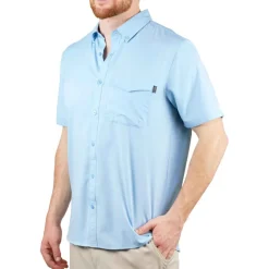 Shirts-AFTCO Palomar Short Sleeve Vented Fishing Shirt for Men