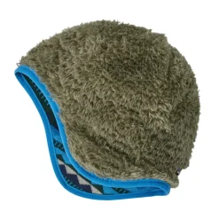 Head & Neckwear-Patagonia Baby Reversible Beanie (SALE) Diamond Stripe: Vessel Blue