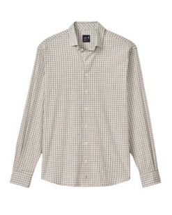 Shirts-Johnnie-O Performance Button Down Shirt - Westwood Light Gray