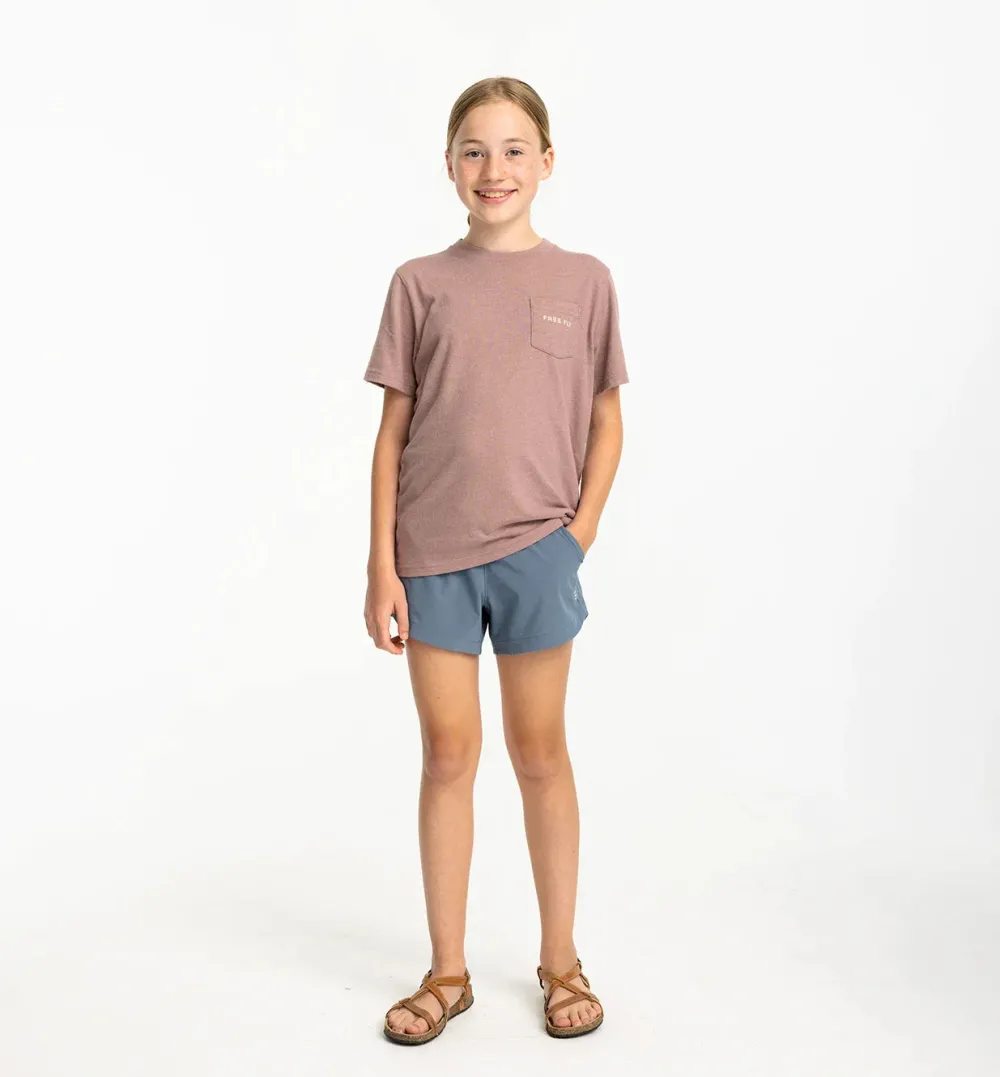 Bottoms-Free Fly Apparel Pull-On Breeze Short for Girls
