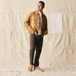 Shoes-Olukai Punini Suede Sneakers for Men Tan / Toffee
