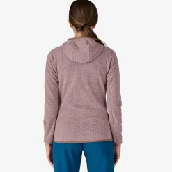 Fleece-Patagonia R1 Air Full-Zip Hoody for Women (SALE) Stormy Mauve