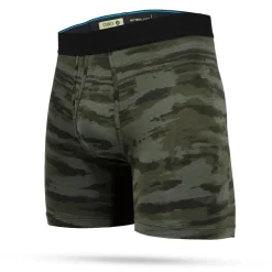 Baselayers & Underwear-Stance Ramp Camo Butter Blend Boxer Brief for Men Ramp Camo- Army Green