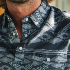 Shirts-Half-Moon Outfitters Ranchero Jacquard Polo for Men (SALE)